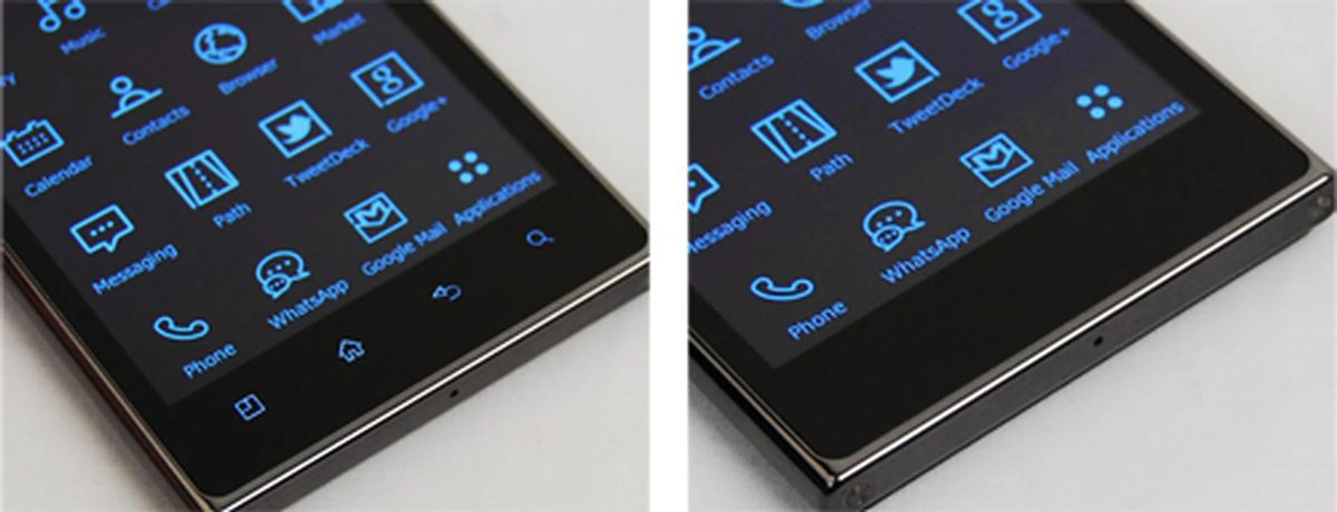 Now you see it, now you don't. In fact, it's lights out for these four buttons in less than five seconds, with no settings available to prolong the timeout.