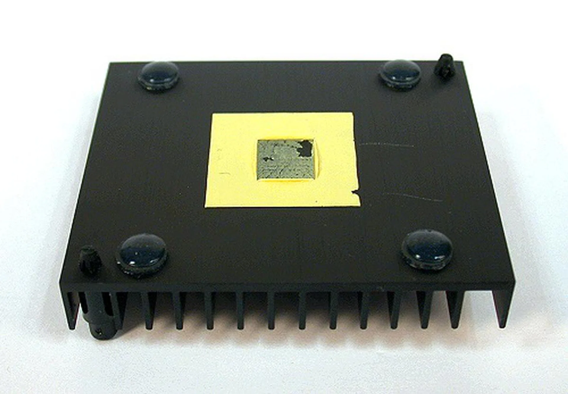 The rear of the heatsink.