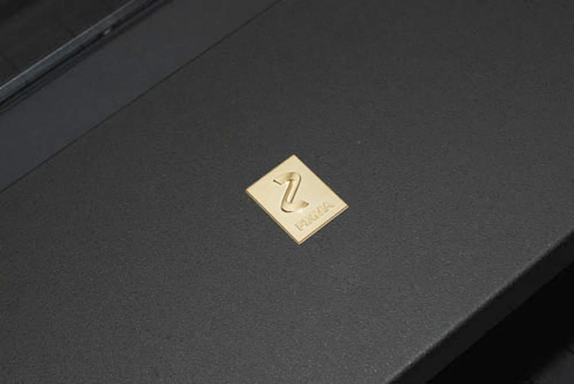 The gold PIXMA logo adds an extra dash of class to an already classy-looking device.