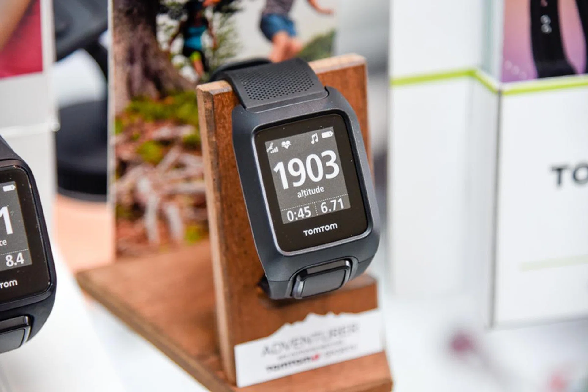 The Adventurer has a built-in heart monitor, trail exploration, integrated music player, real-time GPS and barometer updates, multi-sport modes, and automatic lift detection. At S$399 (U.P. S$499).