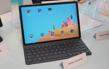 The smaller Samsung Galaxy Tab S9 FE has a 10.9-inch display.