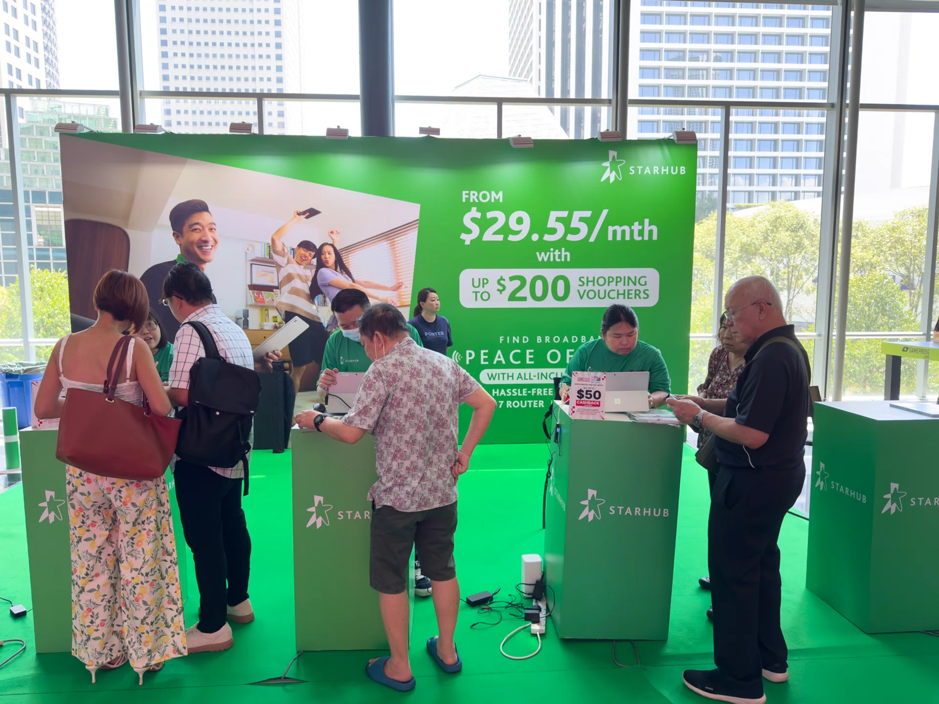 StarHub booth (304), Level 3