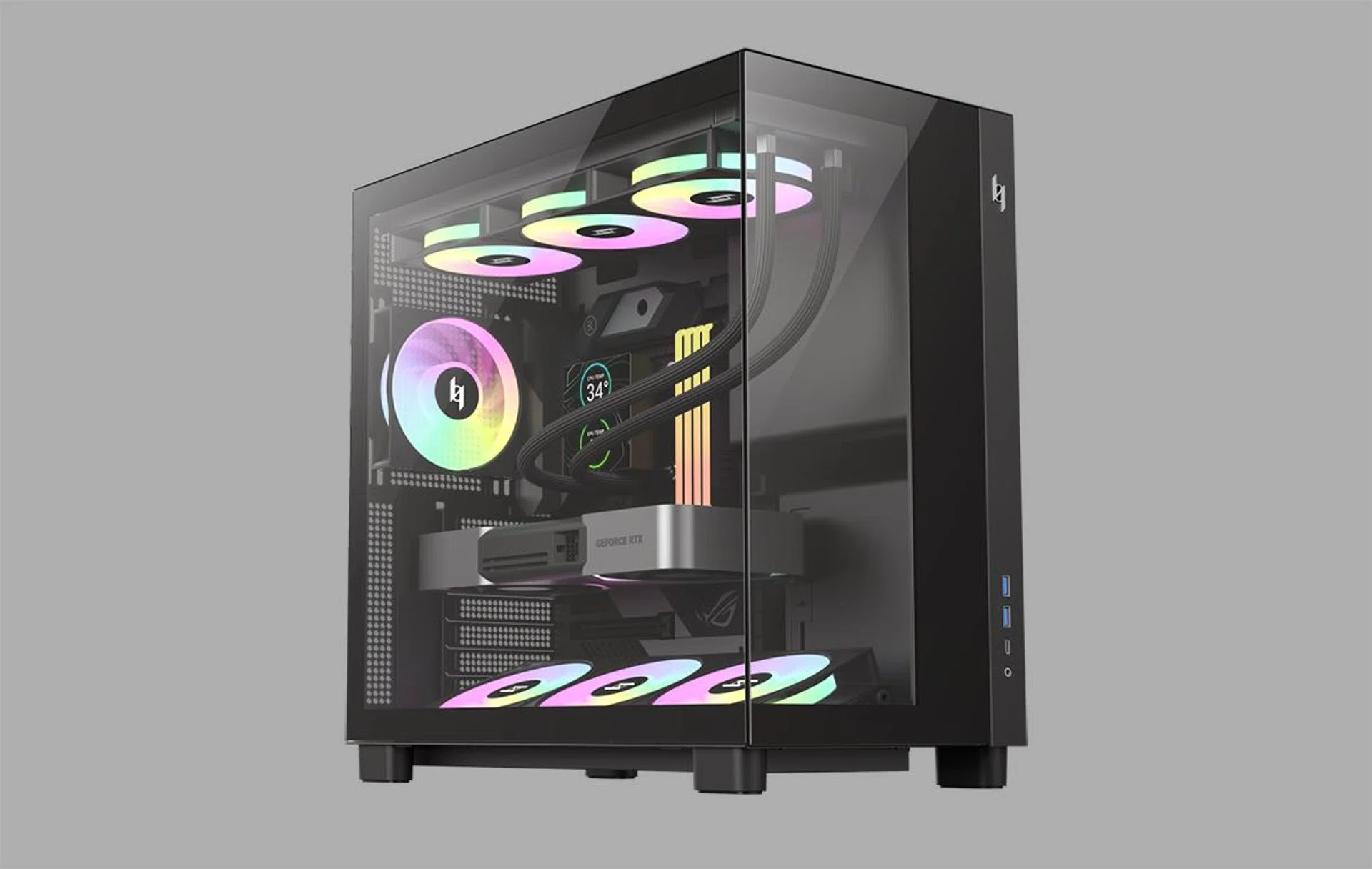 NEX C53 nudi montažu ventilatora pod raznim uglovima.