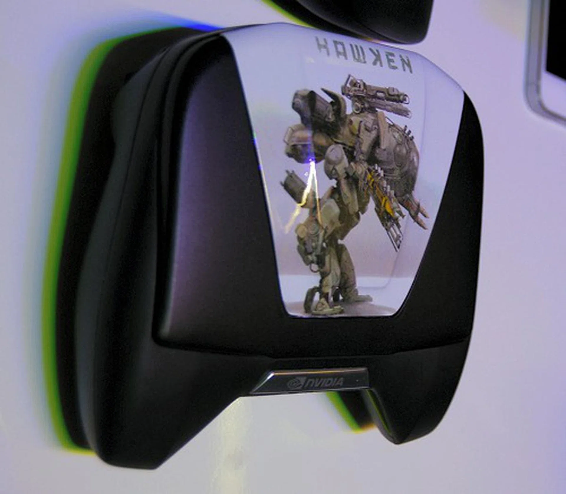 Here's an example of a custom-edition Project Shield handheld gaming device.