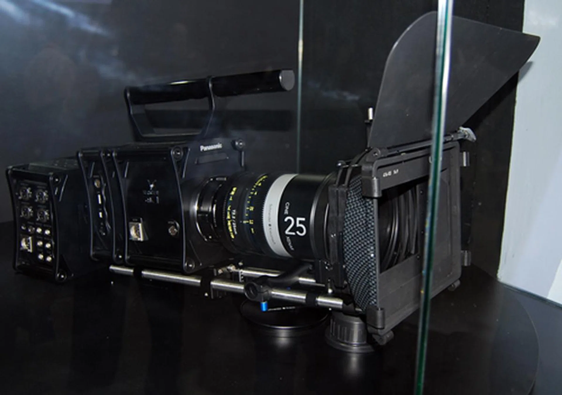 The mockup of the 4K Varican from Panasonic was also displayed.