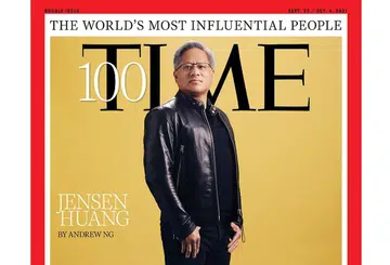 NVIDIA founder and CEO Jensen Huang made it to the 2021 TIME100 list and on the cover, no less.