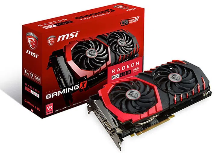 MSI Radeon RX 480 Gaming X 8G. (Image Source: MSI)