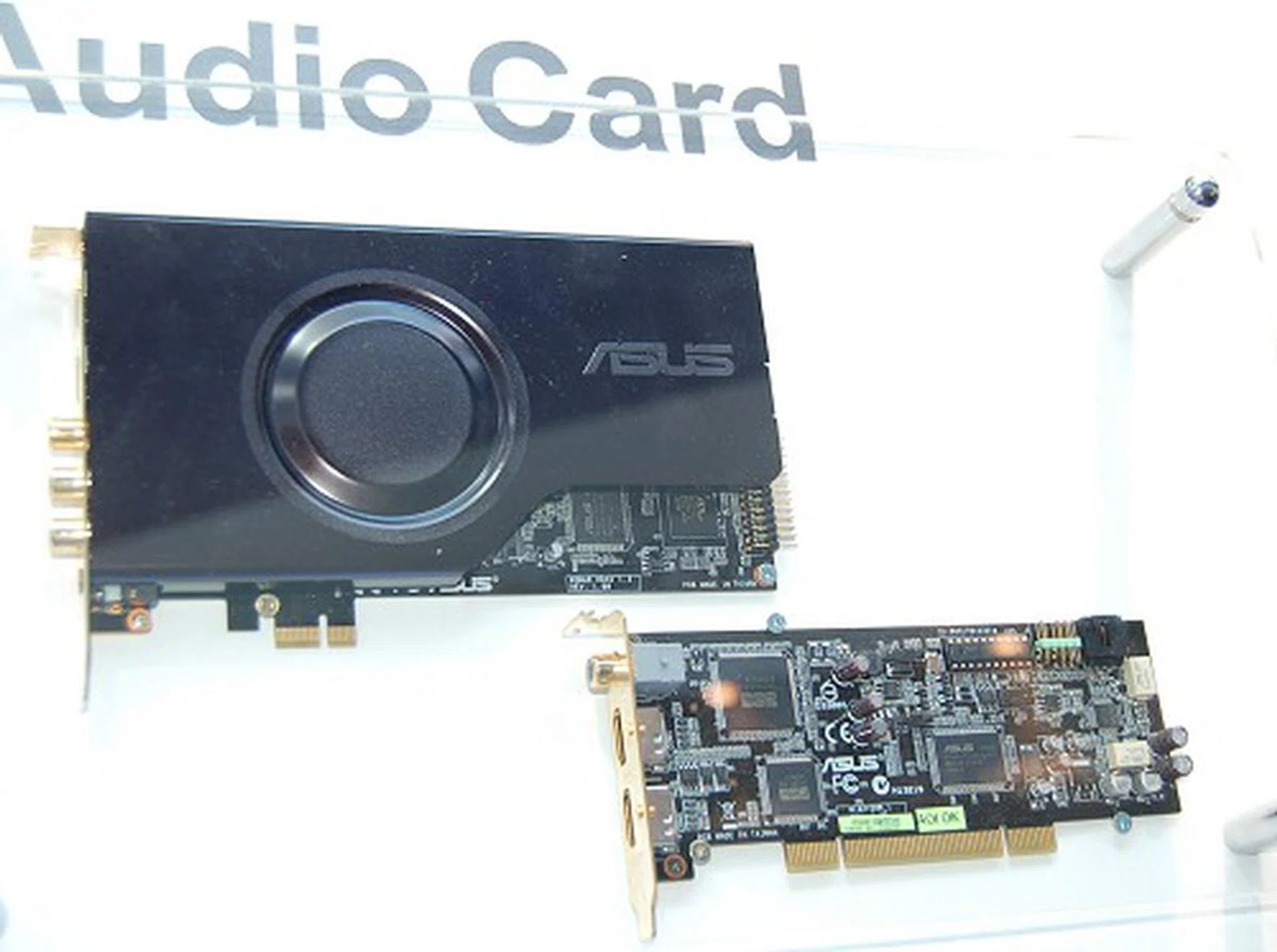  Of special interest to us is their Xonar HDAV1.3 sound card solutions; notice the slim-profile card? That's a new entry and is the Xonar HDAV1.3 Slim.  