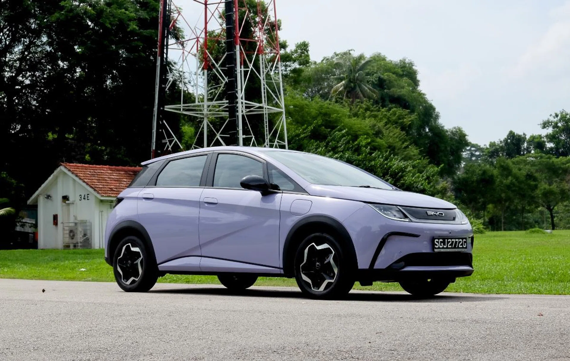 BYD Dolphin hatchback EV.