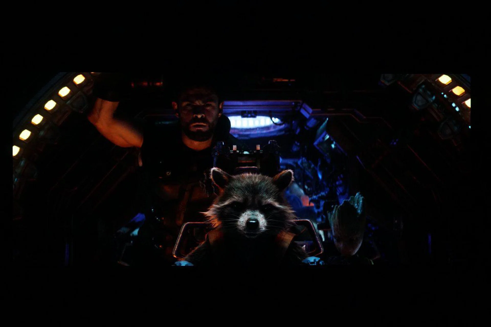 LG G1 running an Avengers: Infinity Wars 4K Blu-ray disc with Dolby Vision.