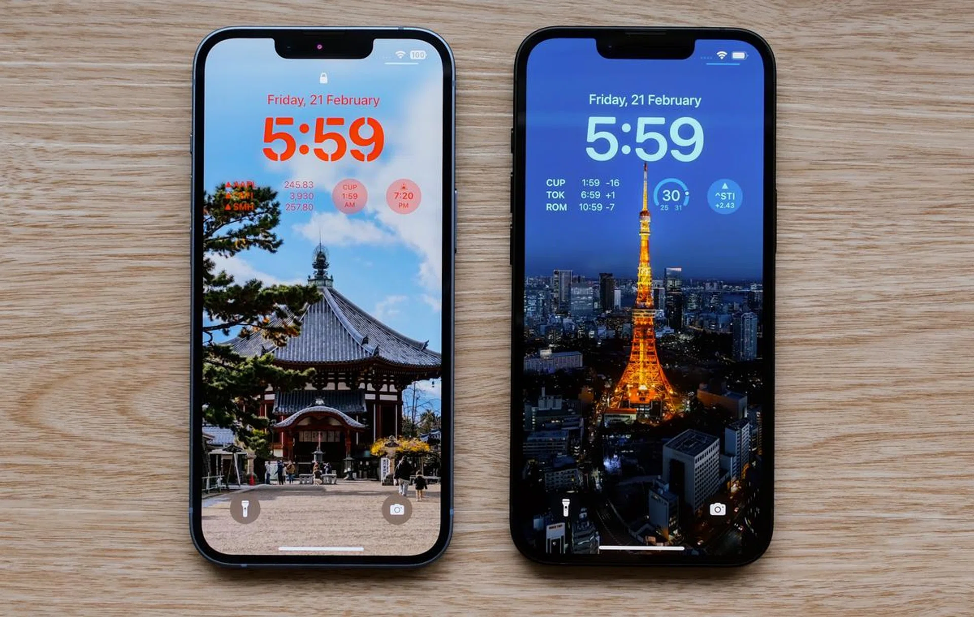 iPhone 16E on the right, iPhone 14 on the left. Can you tell? Photo: HWZ