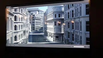 NVIDIA demonstrating an event called the London Death Ray, via the use of their new VCA, which is powered by several Quadro M6000 graphics cards.