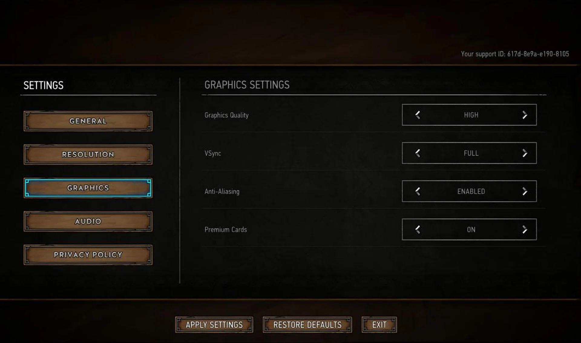 What we tested with for Gwent.