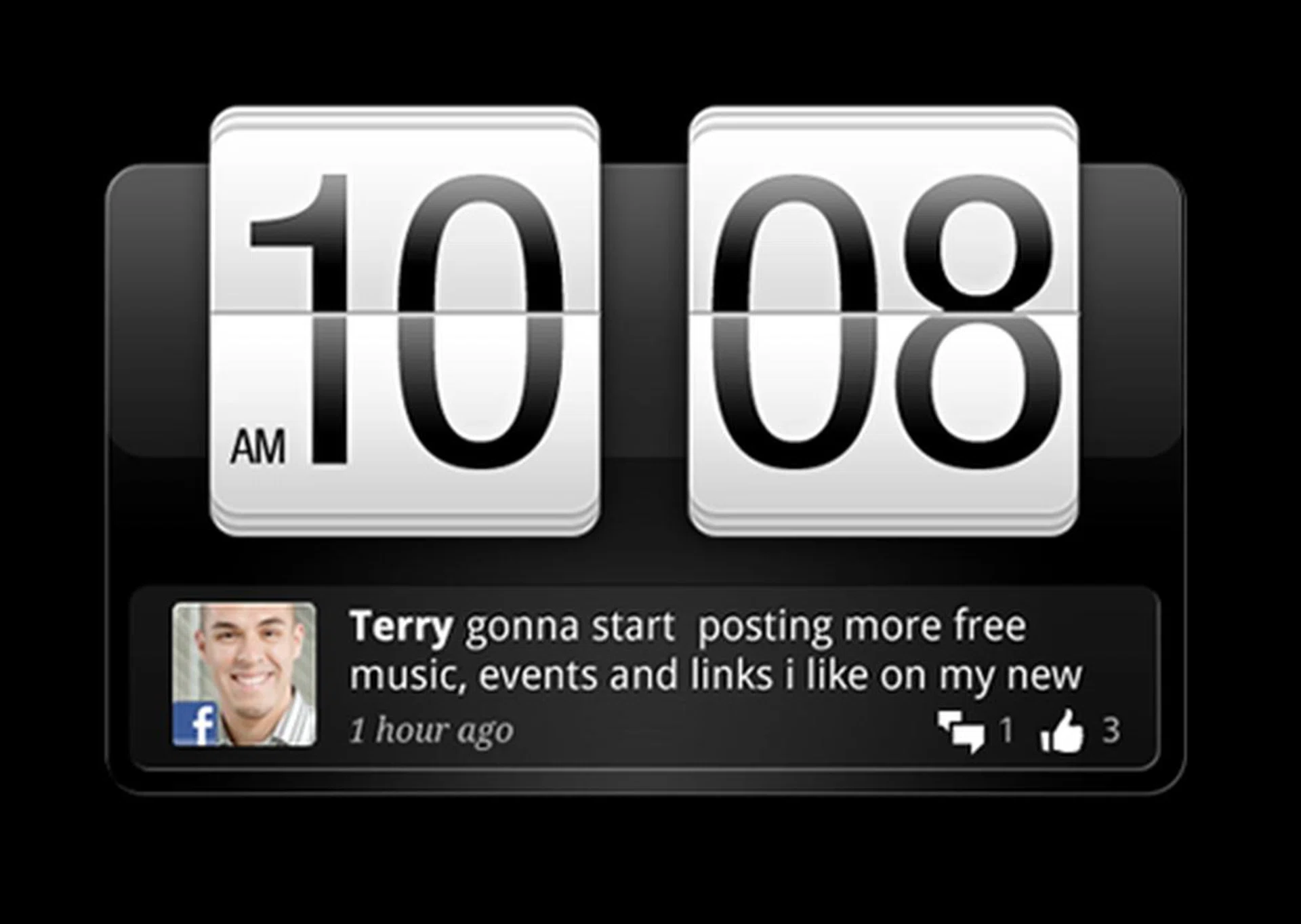 There's no lack of widgets on the Sensation, some of which combines elements from each feature into a single widget.