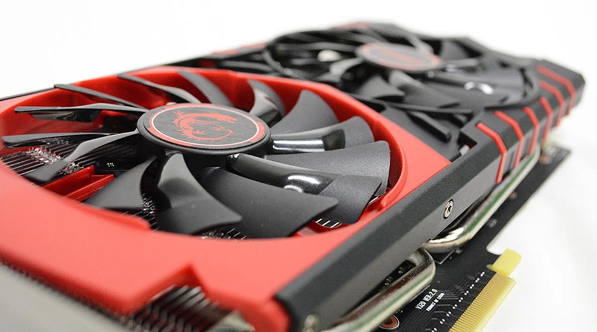 The MSI GeForce GTX 950 Gaming 2G is the longest and widest out of all our compared cards.