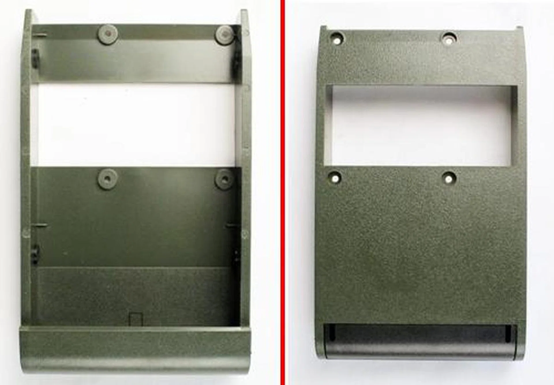 The mounting screw holes are meant for securing 2.5-inch drives.