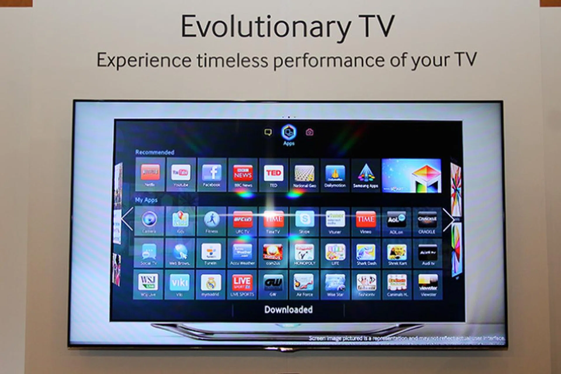 The flagship F8000 LED TV is Samsung's first to come with a quad-core processor.
