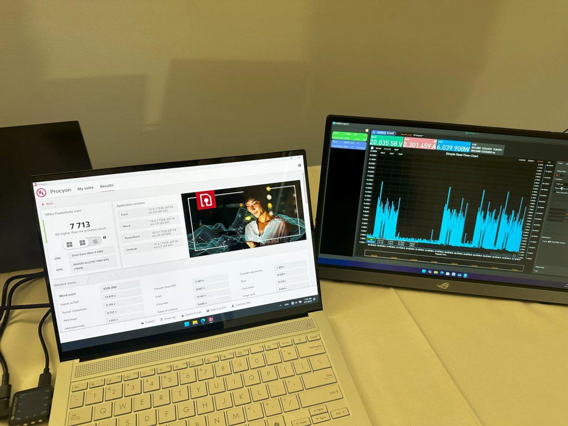 UL Procyon Office Productivity. Photo: HWZ