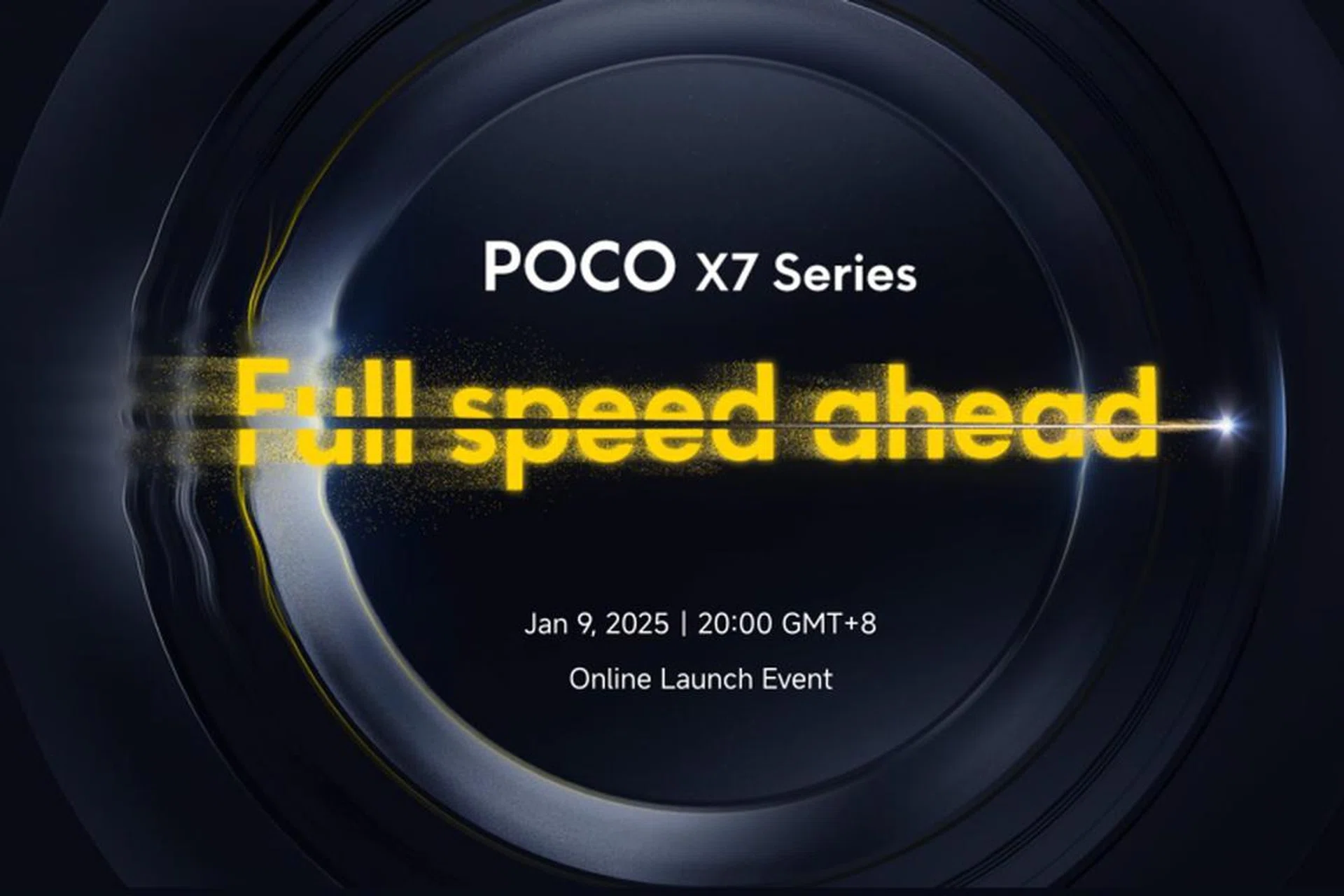 The Poco X7 series will be unveiled on 9 Jan (Thursday) 2025 at 8pm (SGT).