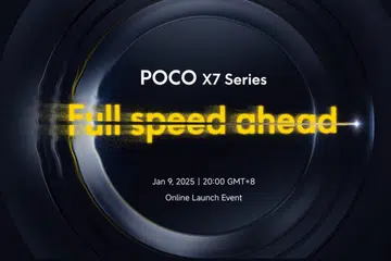 The Poco X7 series will be unveiled on 9 Jan (Thursday) 2025 at 8pm (SGT).