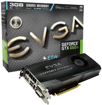 EVGA GeForce GTX 660 Ti FTW+ 3GB (Image source: EVGA)