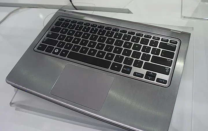 The keyboard can be folded a fully so that it folds against the back of the screen, thereby transforming the Ultrabook into a tablet.