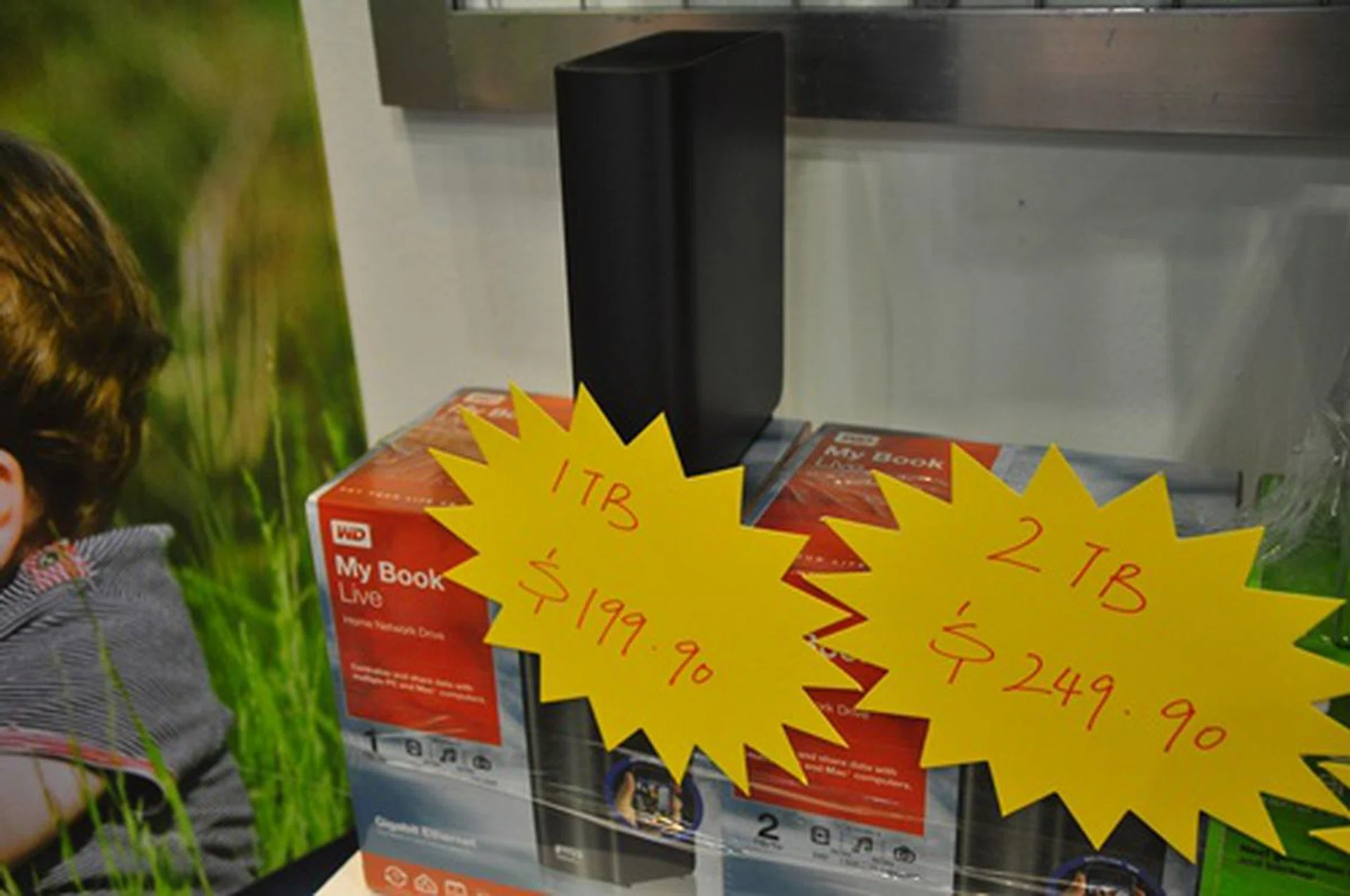 Looking for a network storage drive? My Book Live comes at $199.90 for 1TB and $249.90 for 2TB.