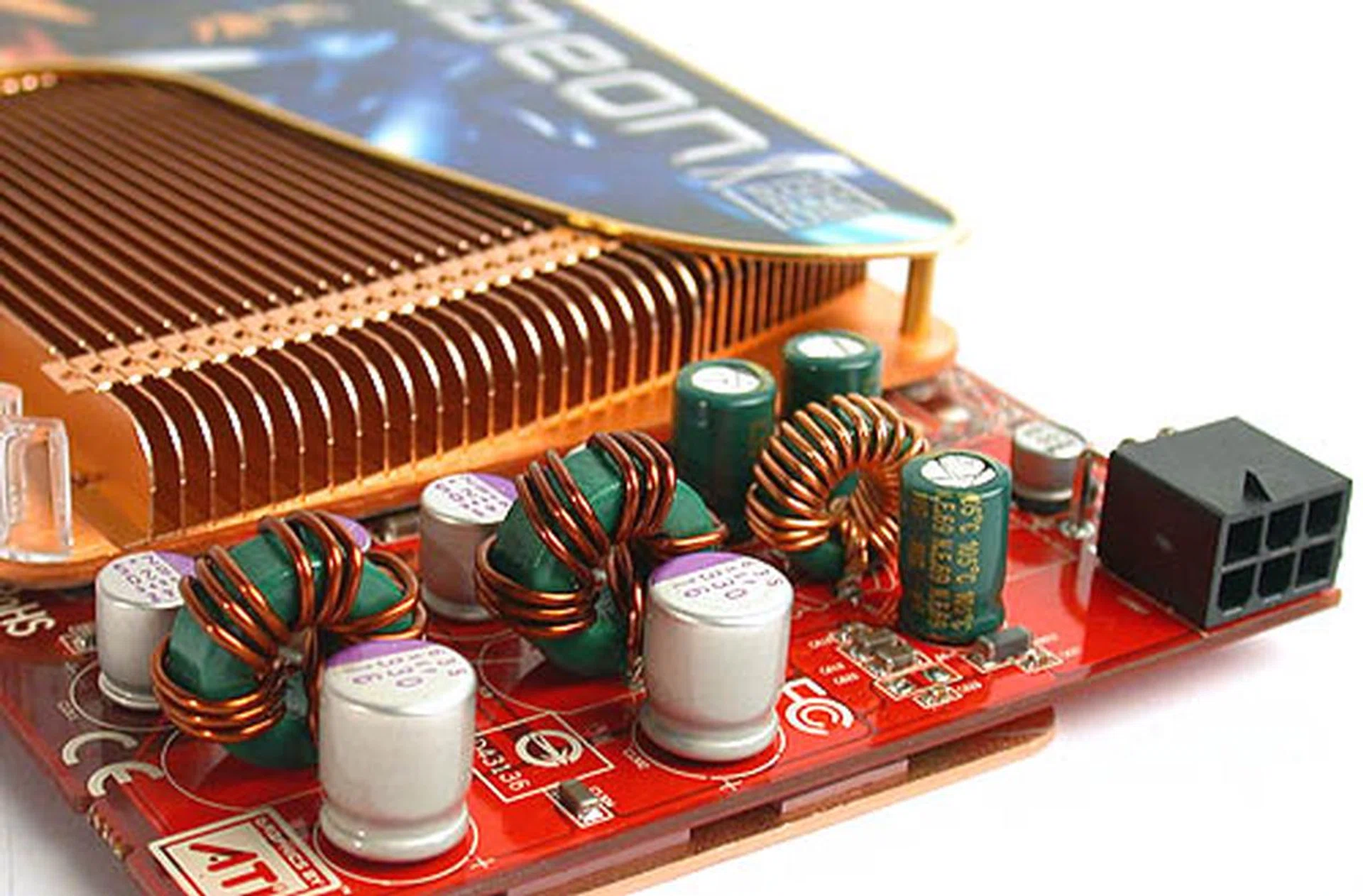 Not the same layout that we found on the PCIe version. In fact all four Radeon X1950 PRO cards differ from each other in this aspect.