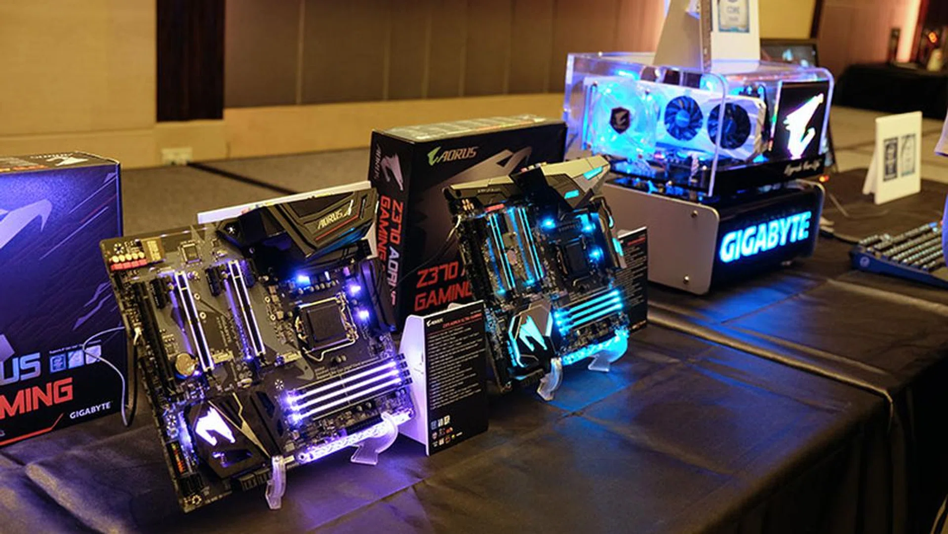 Gigabyte has six new Intel Z370 boards.