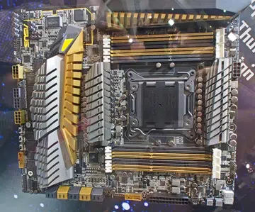 The ASUS Zeus on display at the ASUS exhibition booth at Computex 2012.
