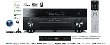 The Yamaha Aventage RX-A850 is said to come with Dolby Atmos support. (Image source: Heimkino Partner.)