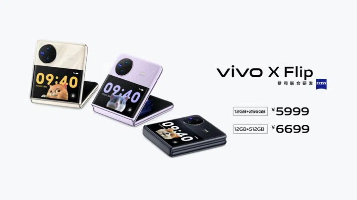 The pricing for the X Flip. Image source: Vivo. 
