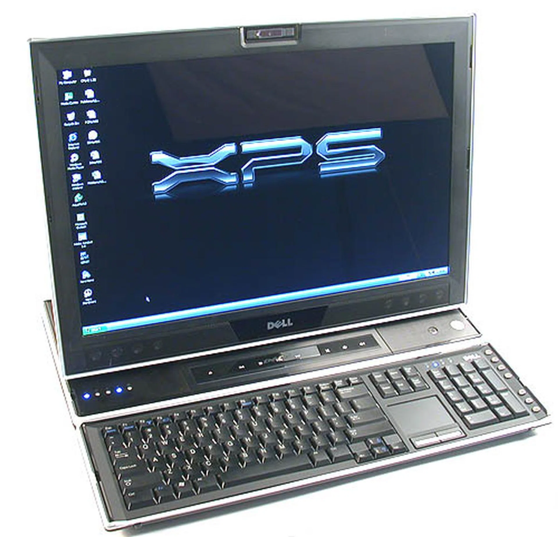 The adjustable screen can be brought forward so that it resembles your orthodox notebook. However, you won't be able to access the DVD drive then. In any case, adjusting the screen to any height or angle within its mechanical means is easy, and surprisingly feels robust too.