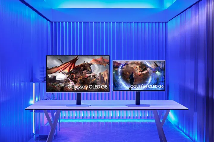 Samsung's 2024 Odyssey gaming monitors.
