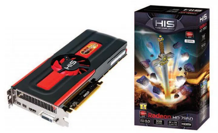 Meet another stock edition graphics card, the HIS 7950 Fan 3GB GDDR5 PCI-E DVI/HDMI/2xMini DP. It's seriously a mouthful and we hope their future iterations of cards have model names that are easier to recall.
