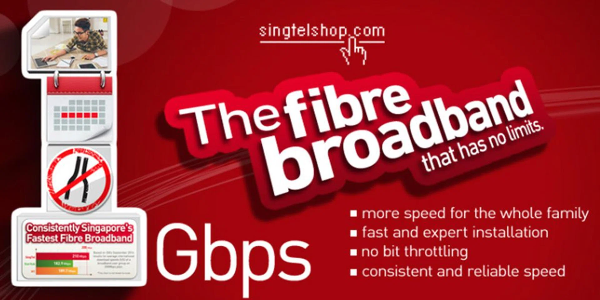 The name may not say it, but SingTel's Unlimited Fiber plan is a 1Gbps plan. (Screengrab from SingTel Online Shop.)