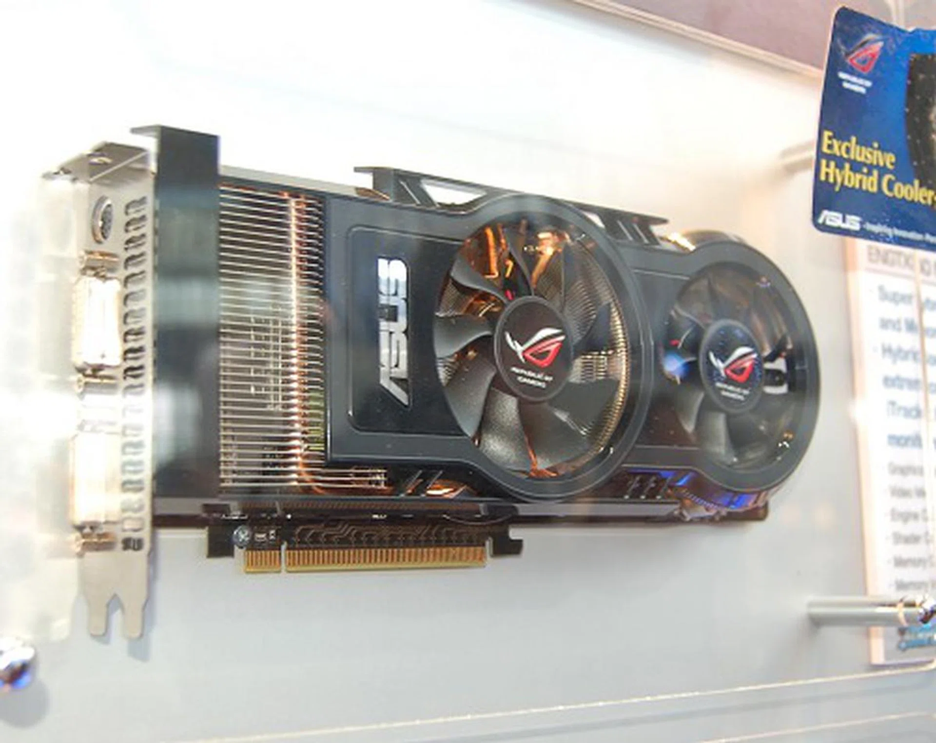  Utilizing a new generation of Matrix cooling, this is the ENGTX260 Matrix. This GeForce GTX 260 graphics card supports dual clock speeds for 2D and 3D usage and automatically adjusts them and the fans for optimal operation. Its 3D clock speeds are 601/1296/2000MHz DDR.  