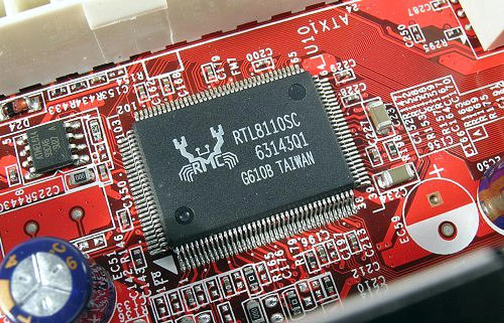 Gigabit LAN, but PCI only controller.