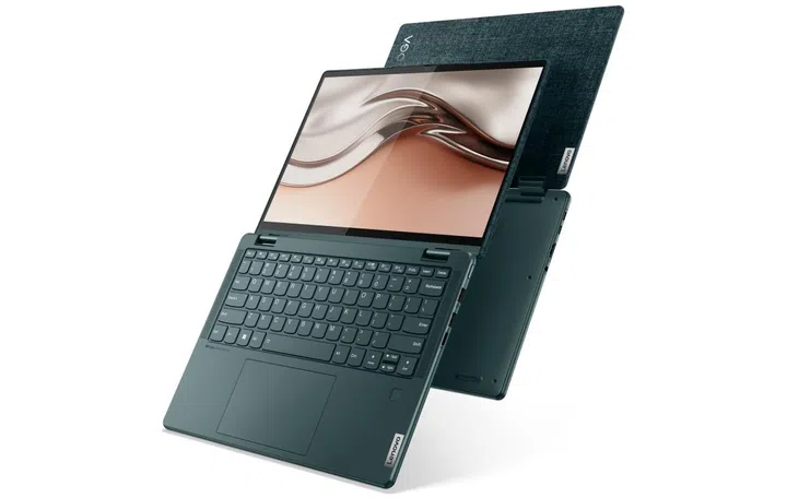 The Yoga 6 with fabric-wrapped cover in Dark Teal (image source: Lenovo)