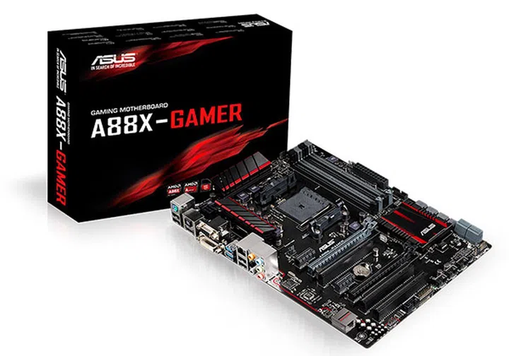 The ASUS A88X Gamer board will support Godavari APUs via a BIOS update. (Image Source: ASUS)