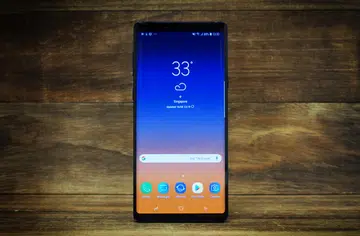 The Samsung Galaxy Note9.