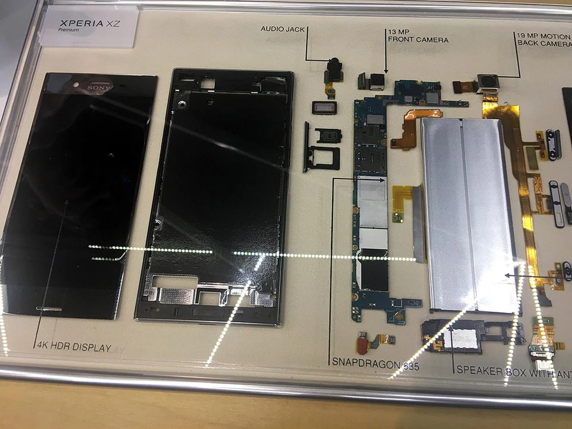 Attendees got to see the teardown of the XZ Premium!