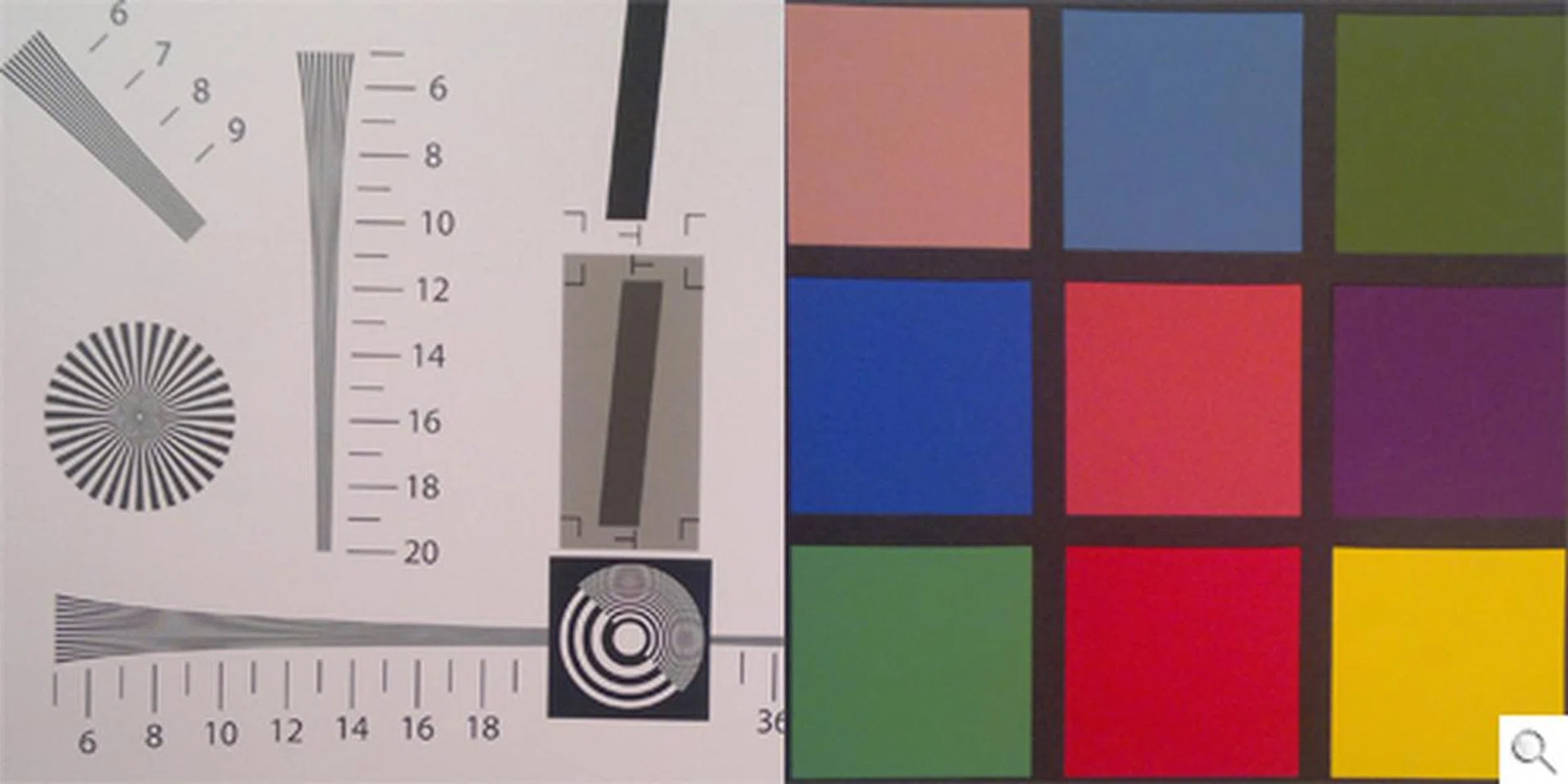 An above average reading of 1200LPH on the resolution chart, with rich and well-balanced colors on the color chart, provides the N8 with redeeming qualities.