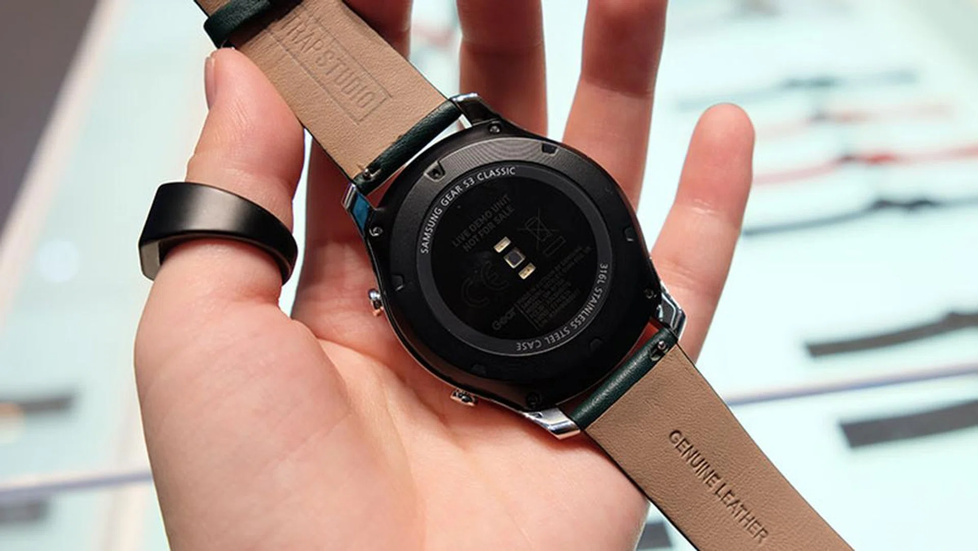 Samsung Gear S3 heart rate monitor
