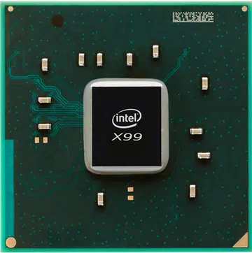 The Intel X99 chipset, together with the "Haswell-E" Intel Core i7 CPU, is the latest high-end desktop PC platform to target the prosumer market segment. (Image source: Intel)