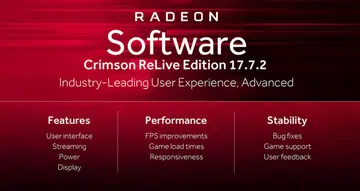 Radeon Software Crimson ReLive Edition 17.7.2 comes with a bunch of optimizations and new features. (Image Source: AMD)