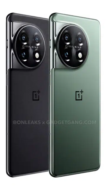Purported render of the OnePlus 11. <br>Image source: @OnLeaks x GadgetGang
