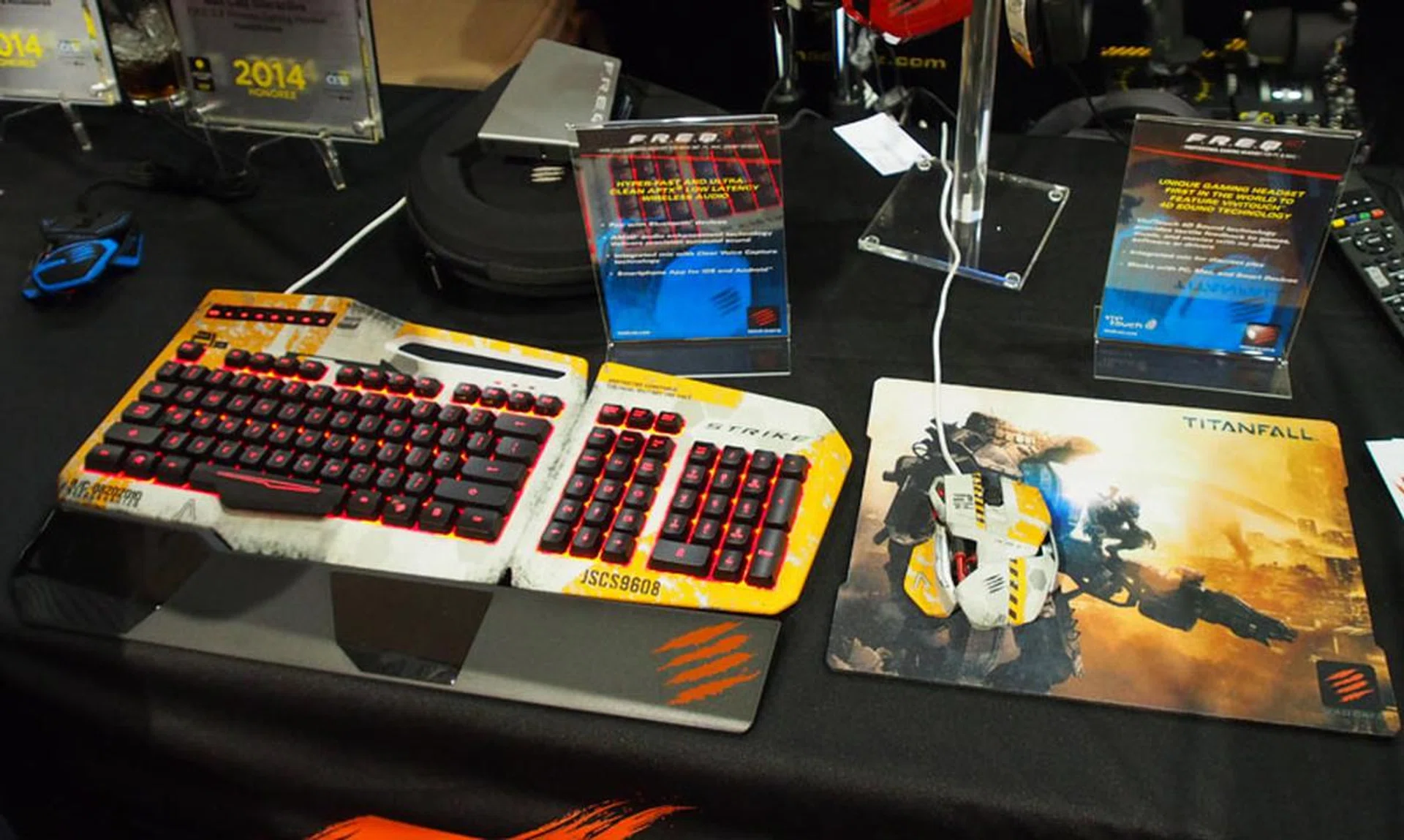Mad Catz Titanfall peripherals.
