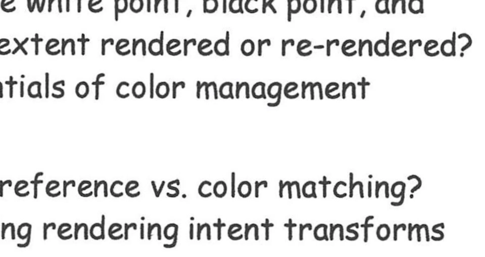 Close-up scan of its text print capability.