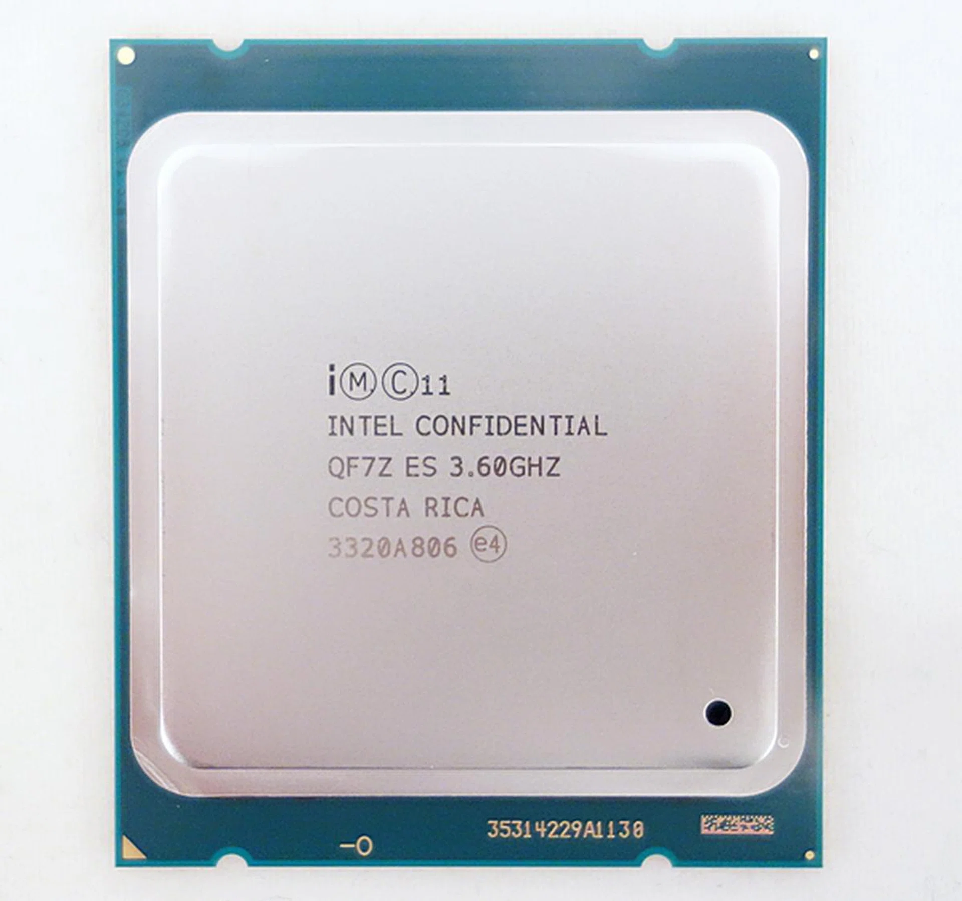 The Intel Core i7-4960X "Ivy Bridge-E" processor boasts of a base clock speed of 3.6GHz, which can be turbo boosted to 4.0GHz. Its officially supported clock frequency for quad-channel memory modules has been increased to 1866MHz, as compared to the lower 1600MHz for the previous generation Sandy Bridge-E processors.